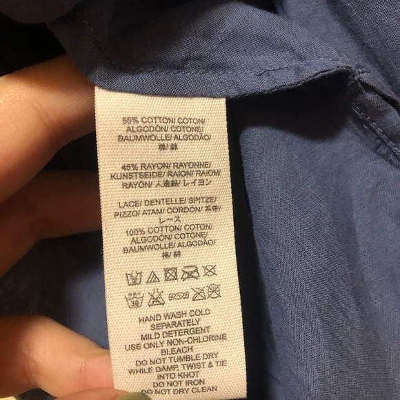 Free People Crochet Button Down Flowy Boho Tank Top Small - Picture 6 of 8